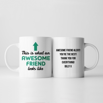 Awesome Friend Personalised Mug