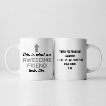 Awesome Friend Personalised Mug