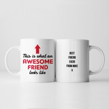 Awesome Friend Personalised Mug
