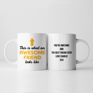 Awesome Friend Personalised Mug