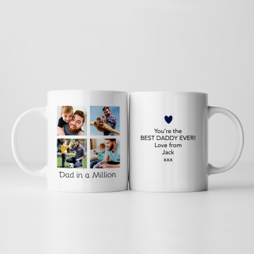 Dad in a Million Personalised Photo Mug