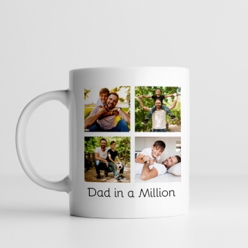 Dad in a Million Personalised Photo Mug