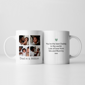 Dad in a Million Personalised Photo Mug