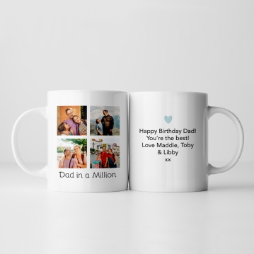 Dad in a Million Personalised Photo Mug