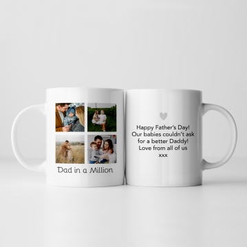 Dad in a Million Personalised Photo Mug