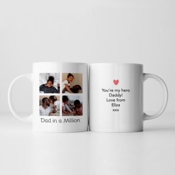 Dad in a Million Personalised Photo Mug