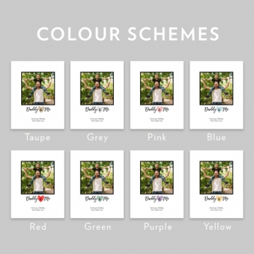 Daddy & Me Personalised Photo Print