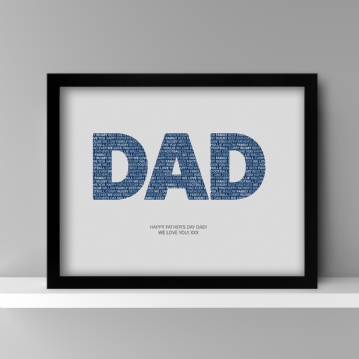 Things Dad Loves Personalised Print