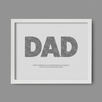 Things Dad Loves Personalised Print