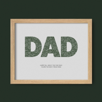 Things Dad Loves Personalised Print