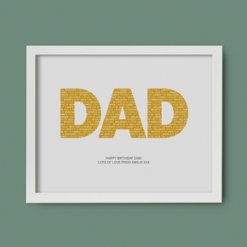 Things Dad Loves Personalised Print