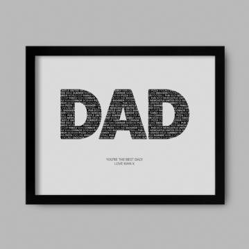 Things Dad Loves Personalised Print