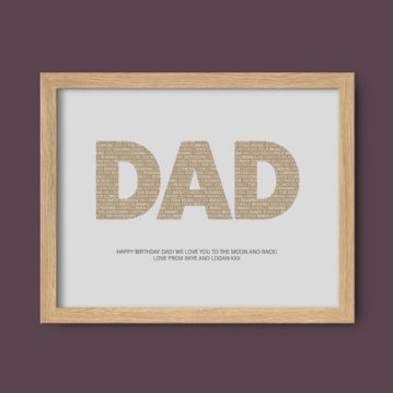 Things Dad Loves Personalised Print