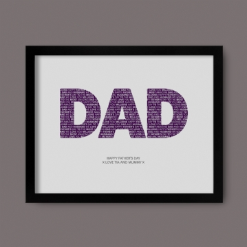 Things Dad Loves Personalised Print