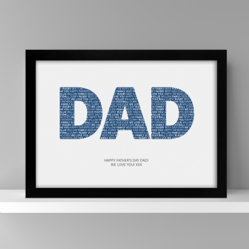 Things Dad Loves Personalised Print