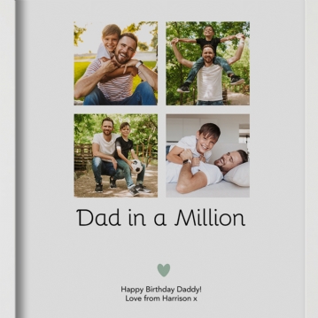 Dad in a Million Personalised Photo Print
