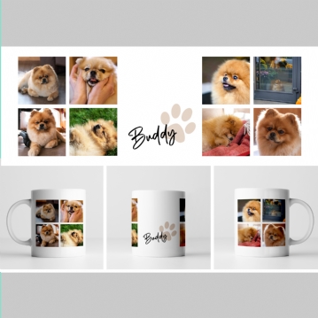 Pet Dog Personalised Photo Mug