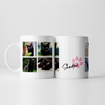 Pet Cat Personalised Photo Mug