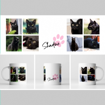 Pet Cat Personalised Photo Mug