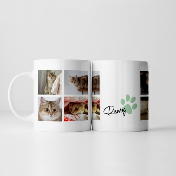 Pet Cat Personalised Photo Mug