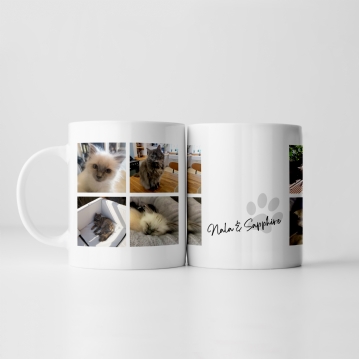 Pet Cat Personalised Photo Mug