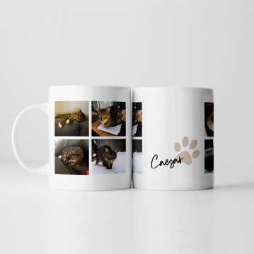 Pet Cat Personalised Photo Mug