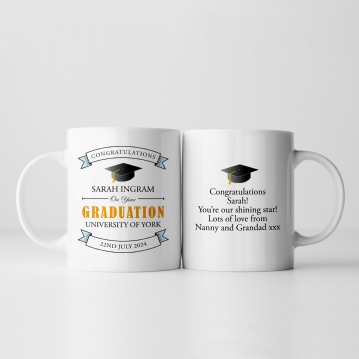 Personalised Graduation Scroll Mug