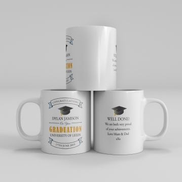 Personalised Graduation Scroll Mug