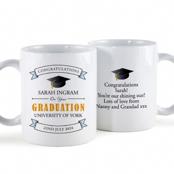 Personalised Graduation Scroll Mug