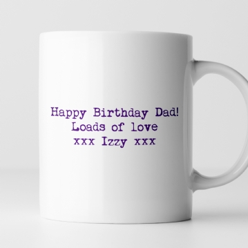 Personalised Me 50 I Demand A Recount Mug