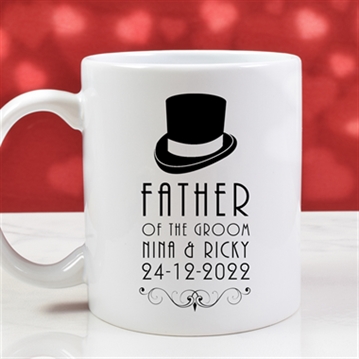 Personalised Father of The Groom Mug