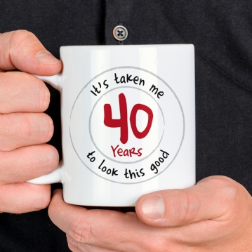 Personalised Looking Good Birthday Mug