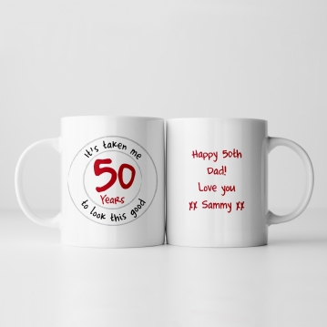 Personalised Looking Good Birthday Mug