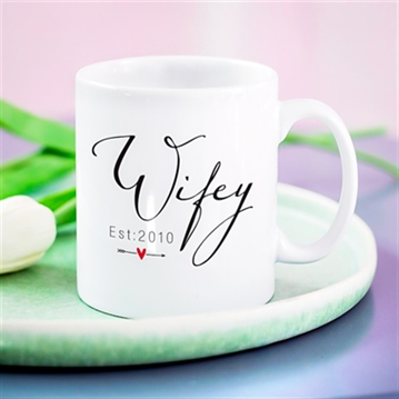 Personalised Wifey Mug