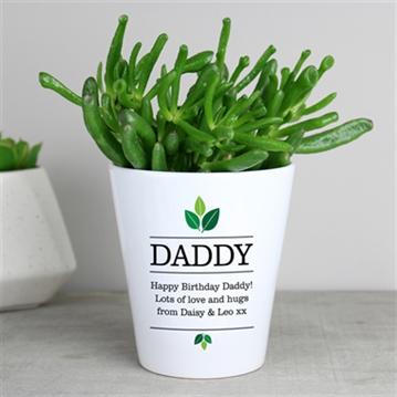 Personalised Daddy Plant Pot