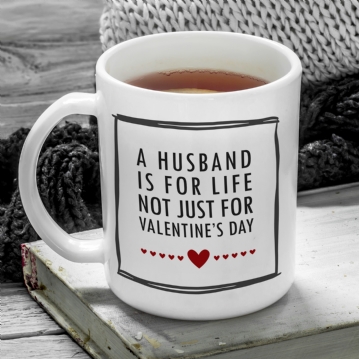 Personalised Husband For Life Valentine's Day Mug