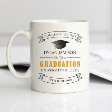 Personalised Graduation Scroll Mug