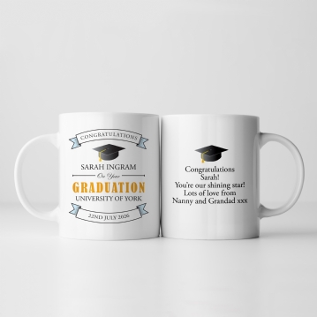 Personalised Graduation Scroll Mug
