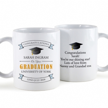Personalised Graduation Scroll Mug