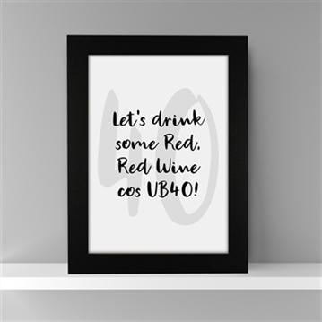 40th Birthday Quote Gifts