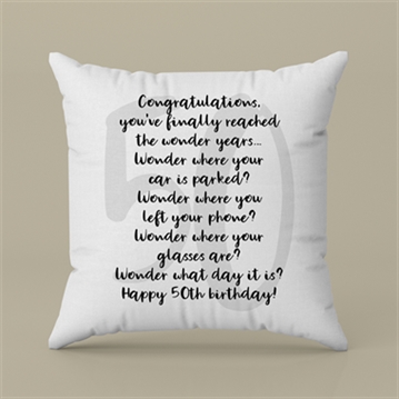 50th Birthday Quote Gifts