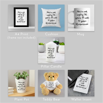 30th birthday experience hot sale ideas for him