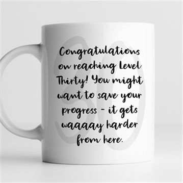 30th Birthday Quote Gifts