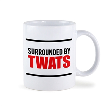 Surrounded by Twats Mug