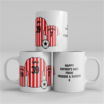 Personalised Football Family Mug