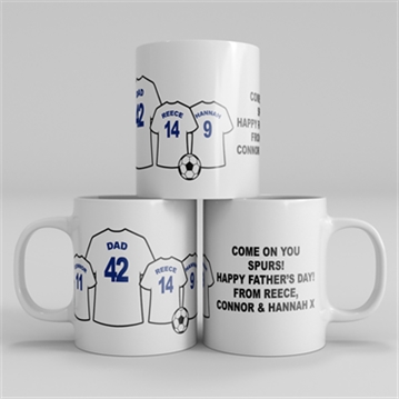 Personalised Football Family Mug