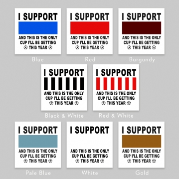 Personalised Football Supporter Mug