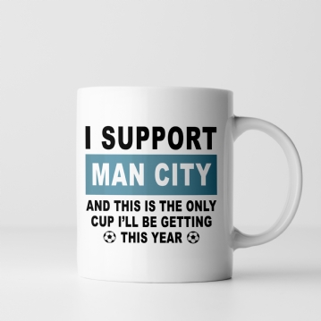 Personalised Football Supporter Mug