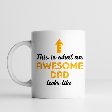 Personalised Awesome Dad Mug