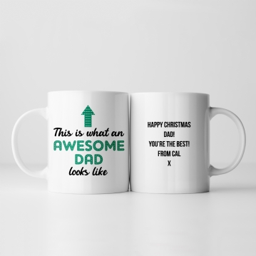 Personalised Awesome Dad Mug